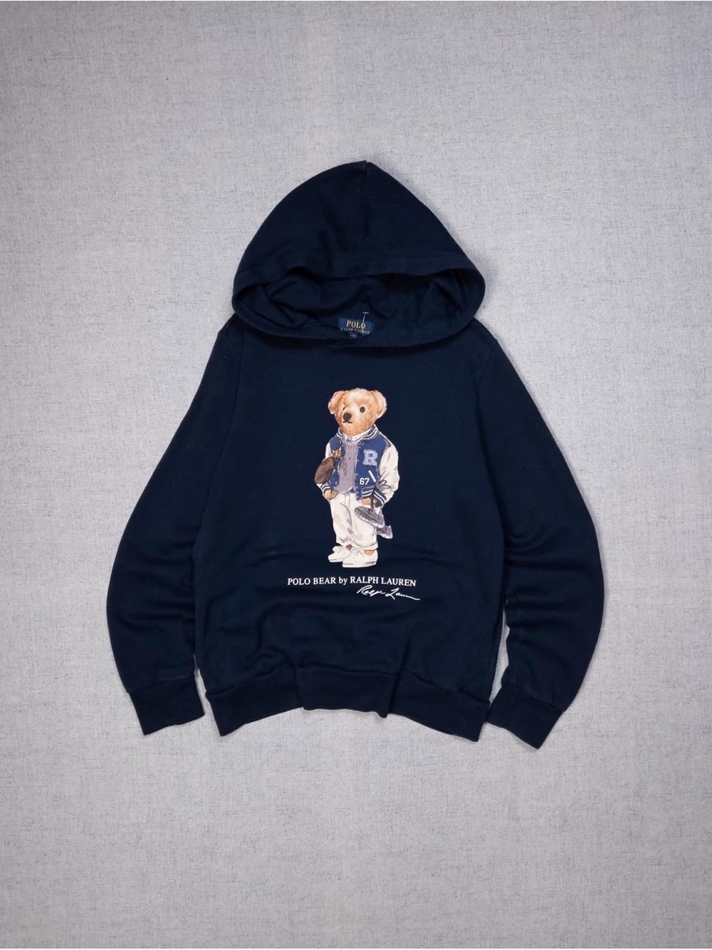 Polo by Ralph Lauren Navy Bear Graphic Hoodie